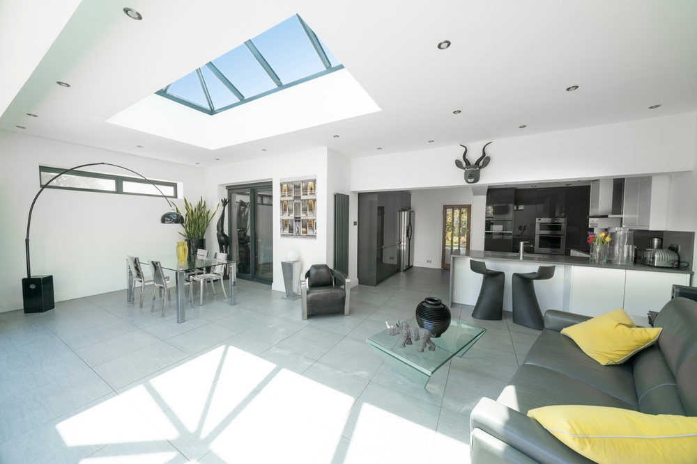 interior,of,modern,,bright,,white,and,grey,designer,open,plan